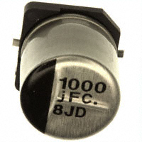 Panasonic Electronic Components - EEE-FC0J102AP - CAP ALUM 1000UF 20% 6.3V SMD