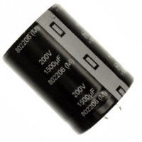Panasonic Electronic Components - EET-HC2D152KA - CAP ALUM 1500UF 20% 200V SNAP