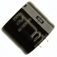 Panasonic Electronic Components - EET-HC2E471KA - CAP ALUM 470UF 20% 250V SNAP