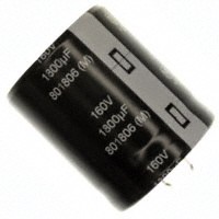 Panasonic Electronic Components - EET-UQ2C182KA - CAP ALUM 1800UF 20% 160V SNAP
