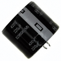Panasonic Electronic Components - EET-UQ2S221KA - CAP ALUM 220UF 20% 420V SNAP