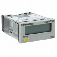 Panasonic Industrial Automation Sales - LC2H-FE-DL-2KK-B - COUNTER LCD 8 CHAR PANEL MOUNT