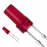 Panasonic Electronic Components - LN253RP - LED RED DIFF 3.7MM ROUND T/H
