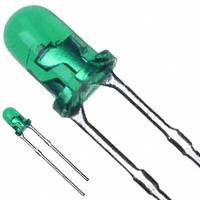 Panasonic Electronic Components - LN38GCP - LED GREEN CLEAR 3MM ROUND T/H