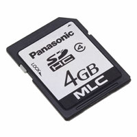 Panasonic Electronic Components - RP-SDPC04DA1 - MEMORY CARD SDHC 4GB CLASS 4 MLC