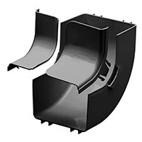 Panduit Corp - FRIVRA6X4BL - CABLE DUCT VERT COVER
