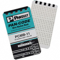 Panduit Corp - PCMB-11 - MARKER WIRE BOOK LEG 1-30 10PGS