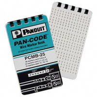 Panduit Corp - PCMB-25 - MRKR WIRE 0-9 L1/2/3 T1/2/3 12PG