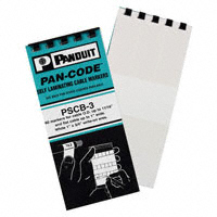 Panduit Corp - PSCB-3 - BOOK S LAM WRITEON 1X3" 10PK