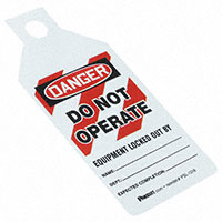 Panduit Corp - PSL-1018 - LOCKOUT, TAB TAG, DGR DO NOT OPE