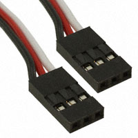 Parallax Inc. - 800-00040 - 3-WIRE EXT.,22AWG,F/F,4""