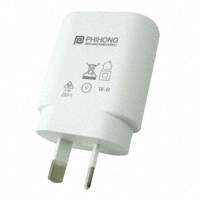 Phihong USA - PSM03S-050Q-3W-R - AC/DC WALL MOUNT ADAPTER 5V 3W