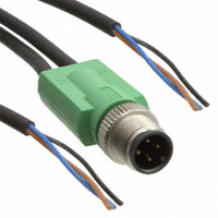 Phoenix Contact - 1669754 - CABLE 3POS M12 PLUG-2 WIRE 5M