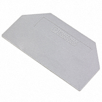Phoenix Contact - 3101223 - PARTITION PLATE 1MM GRAY