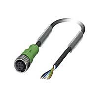 Phoenix Contact - 1669822 - CABLE 5POS M12 SOCKET-WIRE 1.5M