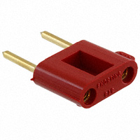 Pomona Electronics - 3452-2 - PLUG DBL PIN TIP W/SHORT BAR RED