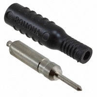 Pomona Electronics - 5173-0 - PIN TIP PLUG W/BOOT 18-22AWG BLK