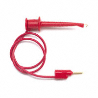 Pomona Electronics - 3785-12-2 - MINIGRABBER/PIN TIP PLUG 12" RED