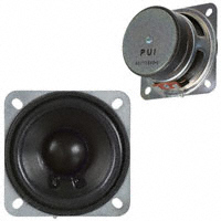 PUI Audio, Inc. - AS07708PS-3-WR-R - SPEAKER 8OHM 10W TOP PORT 88DB