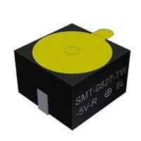 PUI Audio, Inc. - SMT-0827-TW-5V-R - AUDIO MAGNETIC XDCR 3-8V SMD