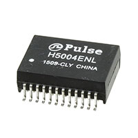 Pulse Electronics Network - H5004ENL - MDL,SIN,1GD,1:1,SMT,TU,