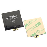 PulseLarsen Antennas - W5100 - RF ANT FLAT PATCH 2.4GHZ SMD