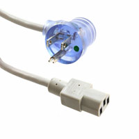 Qualtek - 243003-06 - CORD 18AWG 3COND M/F R/A 10' SJT
