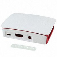 Raspberry Pi - PI OFFICIAL CASE RED/WHITE - CASE ABS RED/WHITE 3.23"LX4.25"W