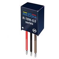 Recom Power - R-78W5.0-0.5 - CONV DC/DC 0.5A 5V OUT SIP WIRED