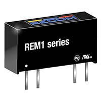 Recom Power - REM1-053.3S - CONV DC/DC 1W 05VIN 3.3VOUT THT