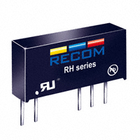 Recom Power - RH-1209D - CONV DC/DC 1W 12VIN +/-09VOUT