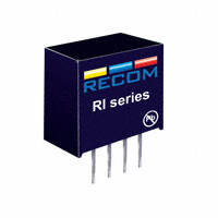 Recom Power - RI-0505S - CONV DC/DC 2W SGL 5V OUT SIP4