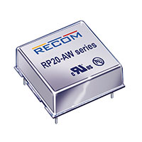 Recom Power - RP20-2405SAW-HC - 20W DC/DC CONV 1"X1" 1.6KV