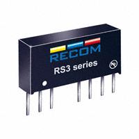 Recom Power - RS3-2415D - CONV DC/DC 3W DL +/-15V OUT SIP8