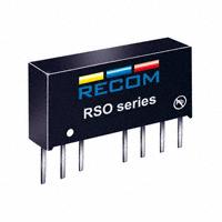 Recom Power - RSO-1205DZ - CONV DC/DC 1W +/-05V OUT SIP T/H