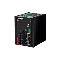 Red Lion Controls - NT24K-12FX4-SC-POE - SWITCH ETHERNET 12PORT