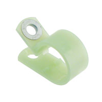 Essentra Components - NM-10-R10 - CBL CLAMP P-TYPE GREEN FASTENER
