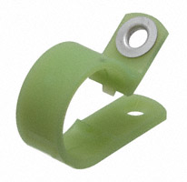 Essentra Components - NM-12-R12 - CBL CLAMP P-TYPE GREEN FASTENER