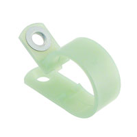 Essentra Components - NM-13-R13 - CBL CLAMP P-TYPE GREEN FASTENER