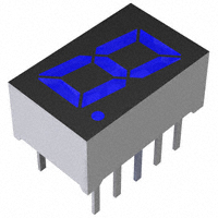 Rohm Semiconductor - LA-301BB - LED 7-SEG .315" 1DIGIT BLUE CA