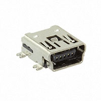 Samtec Inc. - MUSB-05-F-B-SM-A - CONN RECEPT USB MINI B SMD R/A