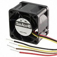 Sanyo Denki America Inc. - 9GAX0412P3S003 - FAN 40X28MM 12VDC LOW VIB