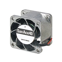 Sanyo Denki America Inc. - 9GE0412P3G03 - FAN 40X28MM 12VDC LOW VIB