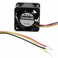 Sanyo Denki America Inc. - 109P0424H6D01 - FAN 40X20MM 24VDC LOCK