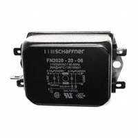 Schaffner EMC Inc. - FN2020-20-06 - LINE FILTER 250VAC 20A CHASS MNT