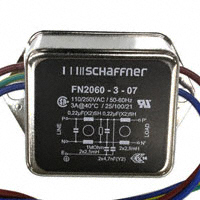 Schaffner EMC Inc. - FN2060-3-07 - LINE FILTER 250VAC 3A CHASS MNT