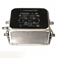 Schaffner EMC Inc. - FN2080-3-06 - LINE FILTER 110/250VAC 3A CHAS