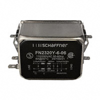 Schaffner EMC Inc. - FN2320Y-6-06 - LINE FILTER 250VAC 6A CHASS MNT