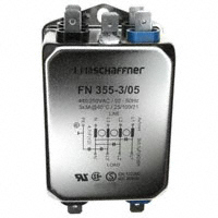 Schaffner EMC Inc. - FN355-3-05 - LINE FILTER 3A CHASSIS MOUNT