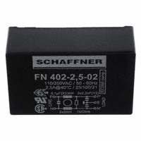Schaffner EMC Inc. - FN402-2.5-02 - LINE FILTER 250VAC 2.5A TH